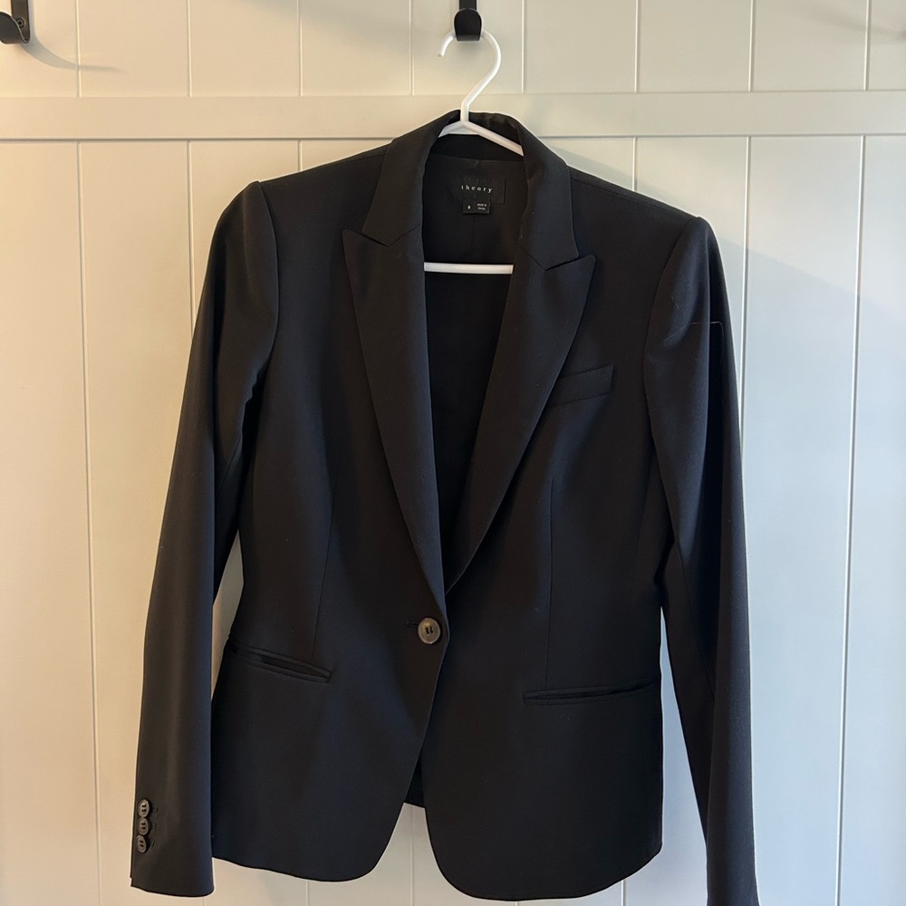Theory Charcoal Blazer
